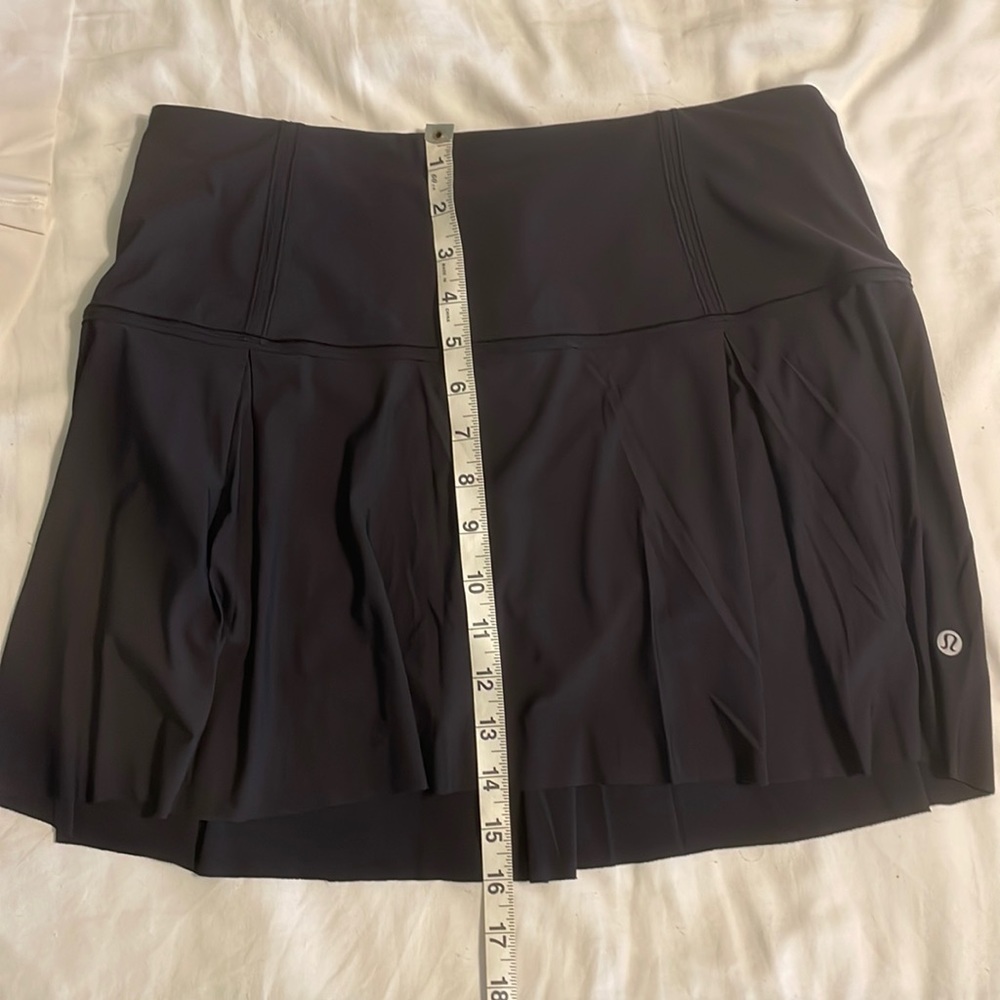Lululemon Black Lost in Pace Skirt